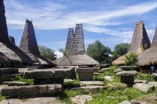 Archive photo: Unique and mystical natural and cultural tourism, Ratenggaro traditional village, southwest Sumba.