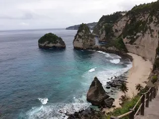 Archive photo: Diamond Beach in Nusa Penida, Bali, Indonesia in March 2019.