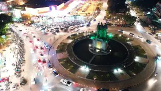 Archive photo: Tirosa Roundabout in Kupang at night.